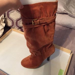 Micheal Kors Suede Slouch Boot