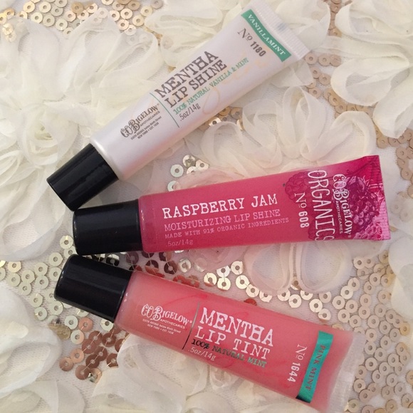 💥SOLD💥100% Natural CoBigelow Lipgloss Trio - Picture 2 of 4