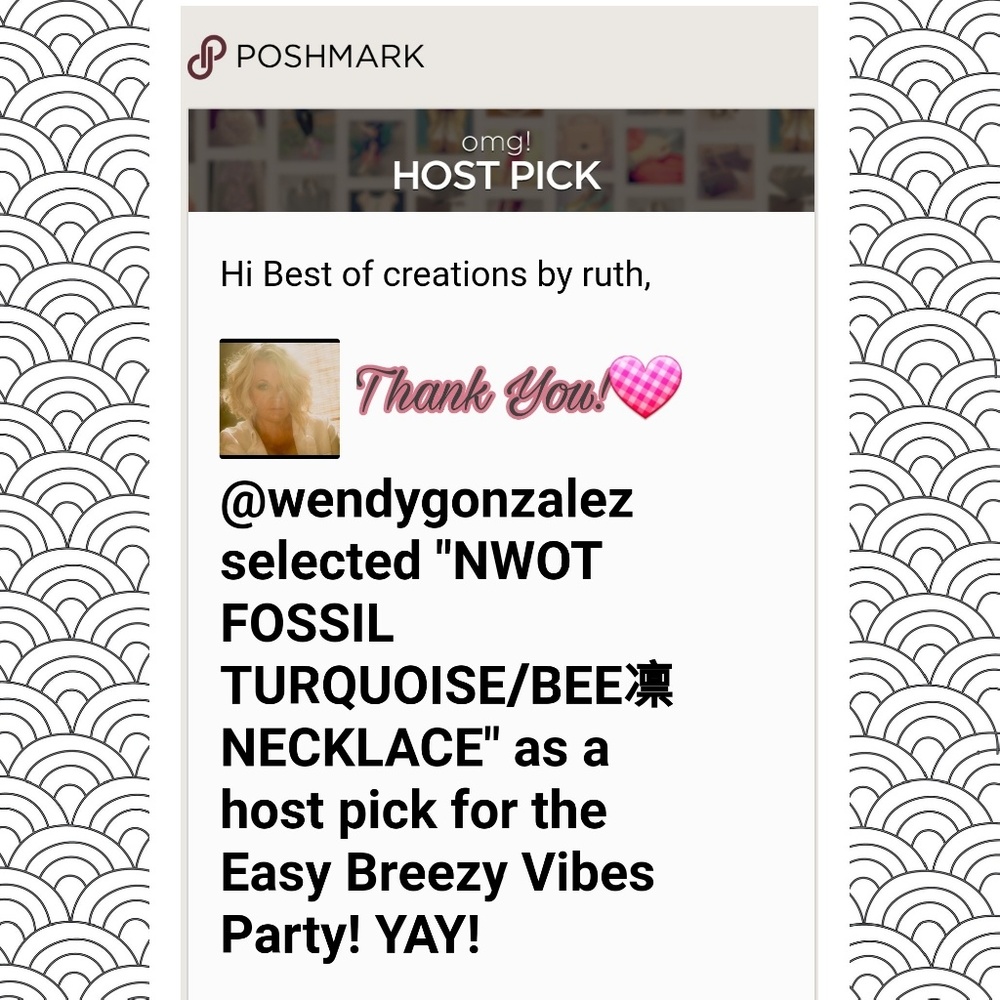 🎉HOST PICK 🎉NWOT FOSSIL TURQUOISE/BEE🐝NECKLACE - Picture 4 of 5
