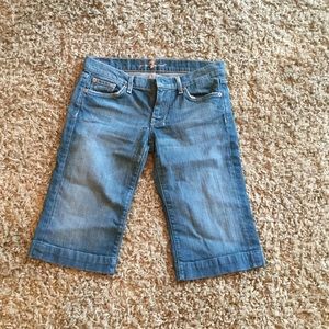 7 for all man kind Jean Bermuda shorts 28
