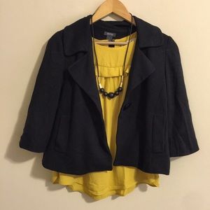 Kenneth Cole ✨ Black Cape Jacket