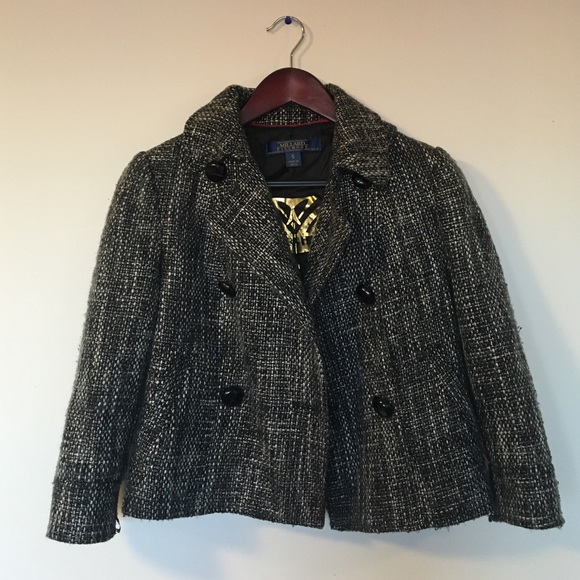 Millard Fillmore cropped tweed jacket
