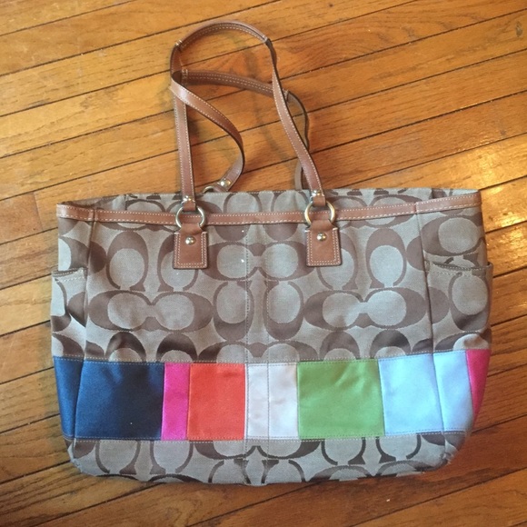 Coach baby bag