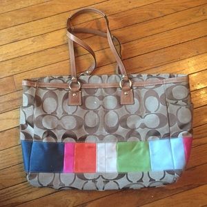 Coach baby bag