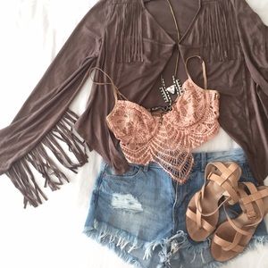 Fringe Cascading Top/Jacket festival style!