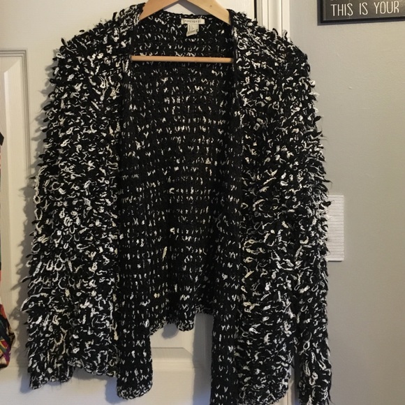 Shaggy cardigan