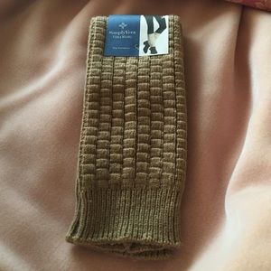 Tan leg warmers