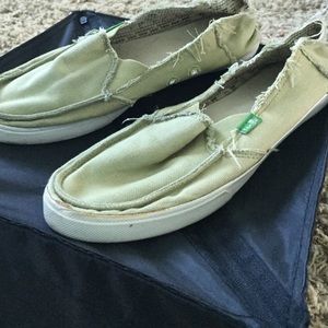 SOLD Green Slip On Sanuks