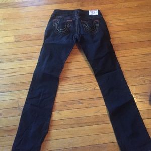 True religion black pants