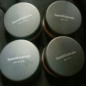 Bare Minerals matte and original foundation in MED