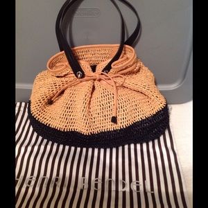 Henri Bendel straw tote.