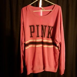 Pink Victoria Secret long sleeve shirt