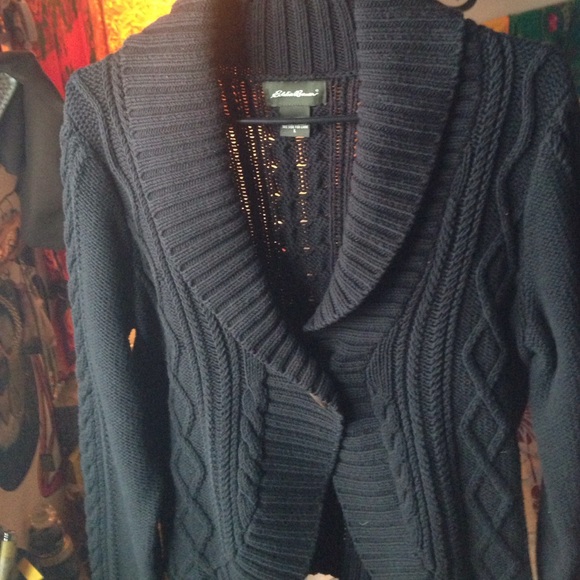 Eddie Bauer black cardigan