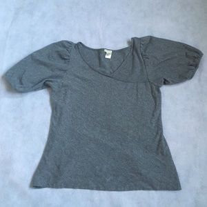 Large Gray Top With Slight Sparkle