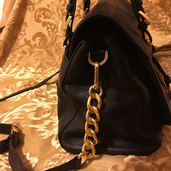 Black leather handbag 👜 - Picture 4 of 4