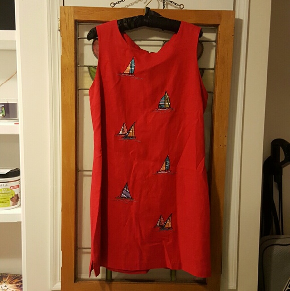 Nautical Design Cute Sleeveless Dress