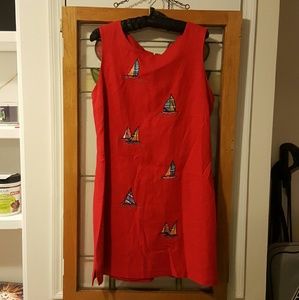 Nautical Design Cute Sleeveless Dress