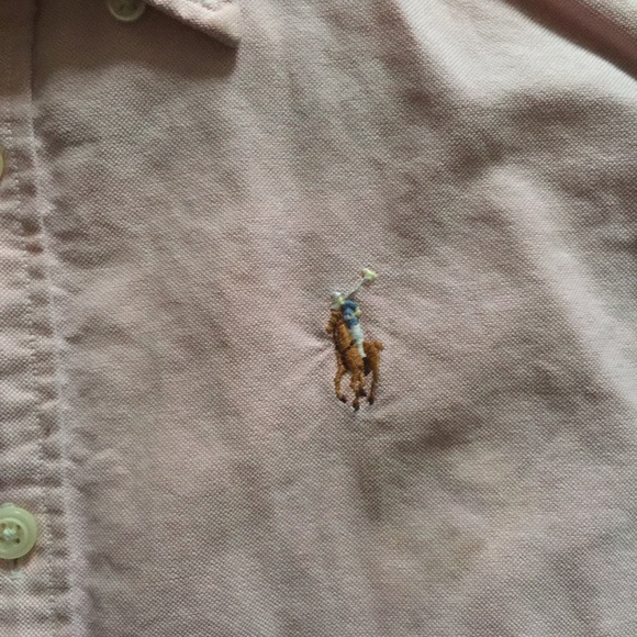 Pink Ralph Lauren button down - Picture 2 of 4