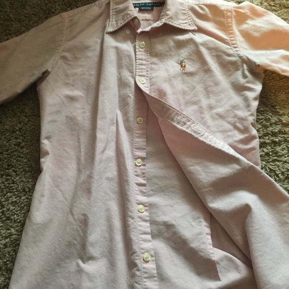 Pink Ralph Lauren button down - Picture 4 of 4