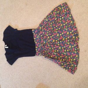 Short sleeve floral dress