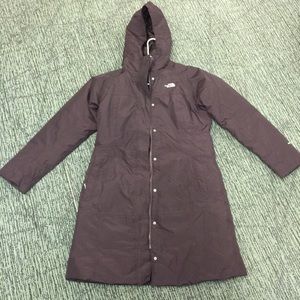 NORTH FACE DARK PURPLE DOWN PARKA