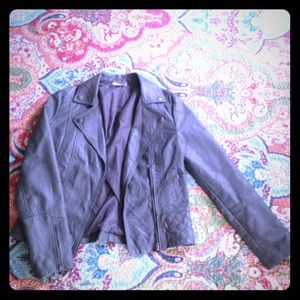 Grey Moto Jacket S/M