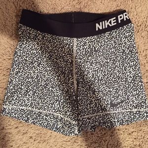 Black and White Nike Spandex