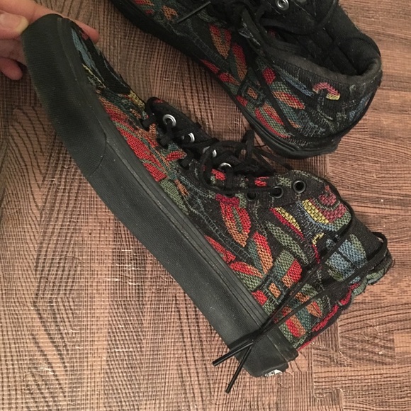 Printed Canvas Vans - Picture 2 of 3