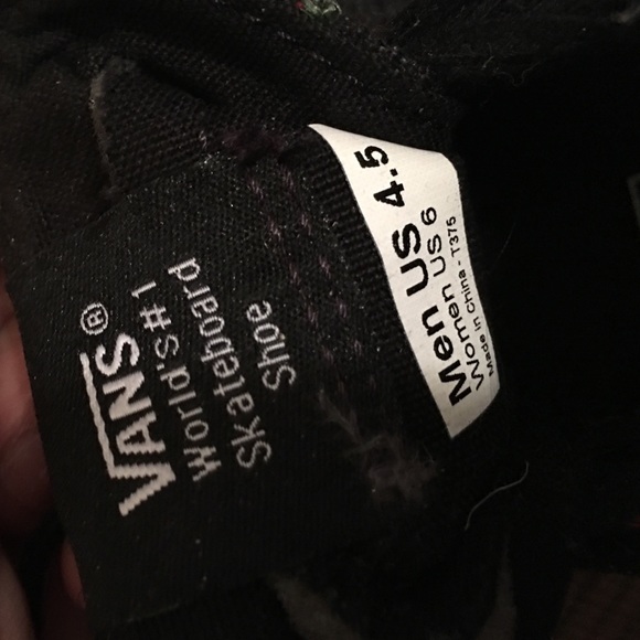 Printed Canvas Vans - Picture 3 of 3
