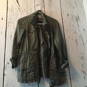 Vanity army green shirt jacket