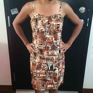 Small tribal print dress