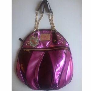Purple Apple Bottoms Shoulder Bag