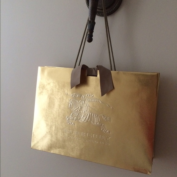 Burberry gift bag