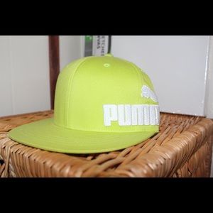 Lime Green Puma SnapBack