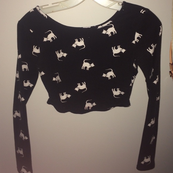 Forever 21 Cat Crop Top