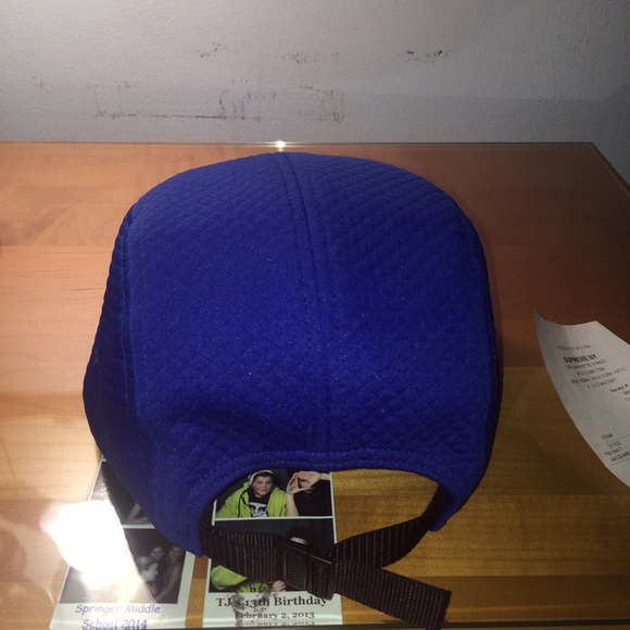 Supreme Jacquard Quilt Camp Cap (BLUE)