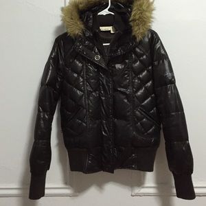 DKNY puffer bomber coat
