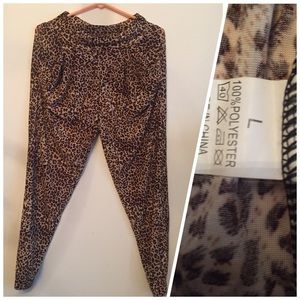 Leopard Trousers Pants