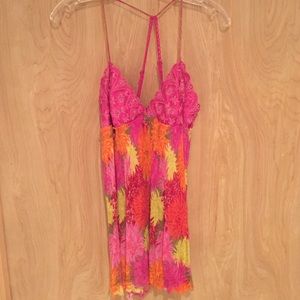 Summer floral Free People tank