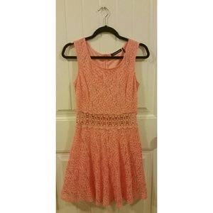 Cut-out Lace Dress