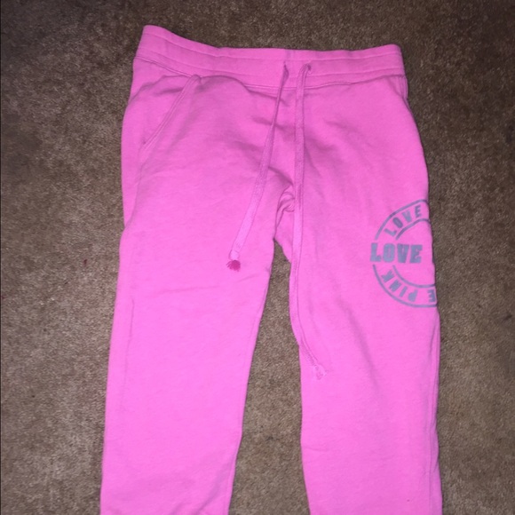 VS PINK cropped sweats!!