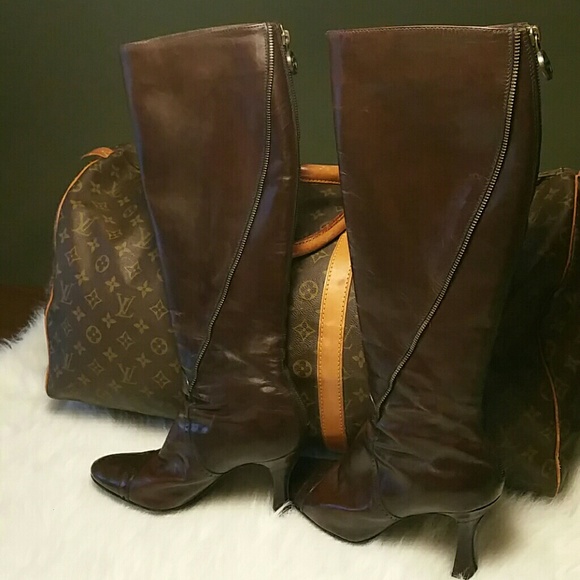 Giorgio Armani Tall Leather Boots