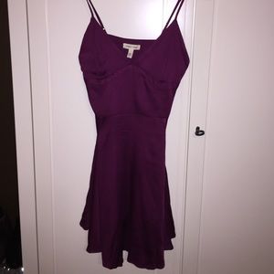 Urban Outfitters berry spaghetti strap dress.