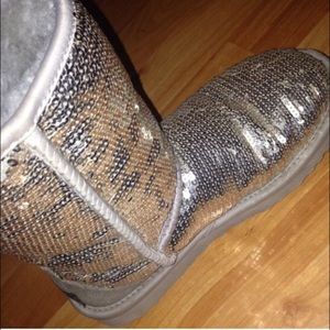 Silver Sparkly UGGs ✨🌟💫