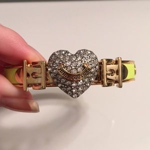 Juicy couture neon yellow bracelet