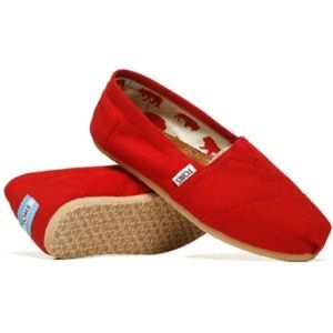 TOMS Classic Canvas, Red