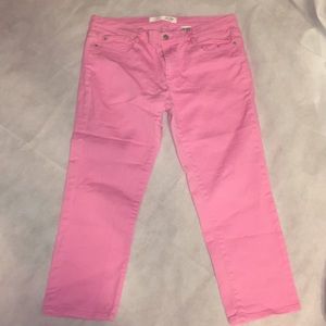 Pink Straight Jeans