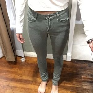 Olive green pants