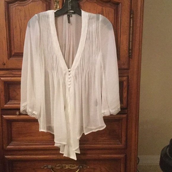 Love stitch sheer top