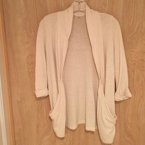 Silence + Noise cream cardigan